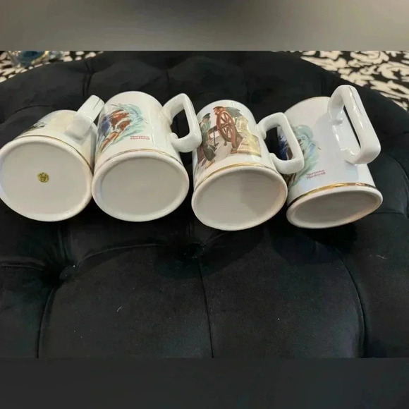 Norman Rockwell Collectors Mug Set Vintage - Picture 10 of 14